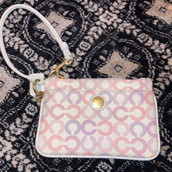 Coach Handbags - WHITE COACH WRISTLET